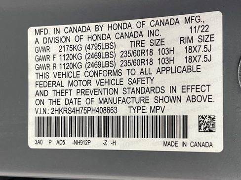 Certified 2023 Honda CR-V EX-L image 35