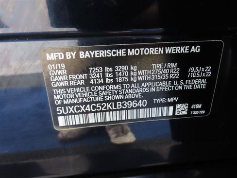Used 2019 BMW X7 xDrive50i w/ M Sport Package AWD/4WD image 45