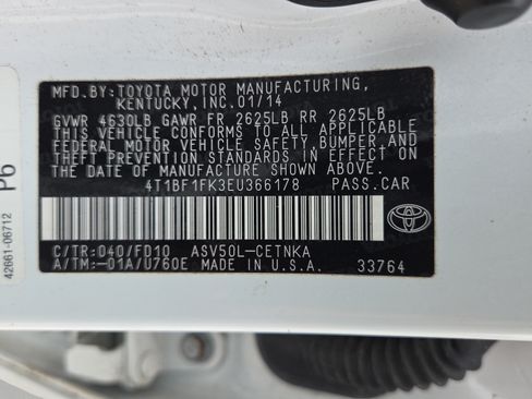 Used 2014 Toyota Camry LE FWD image 11