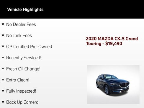 Used 2020 MAZDA CX-5 Grand Touring FWD image 57