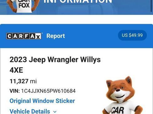 Used 2023 Jeep Wrangler Unlimited w/ Sun & Screen Package AWD/4WD image 6