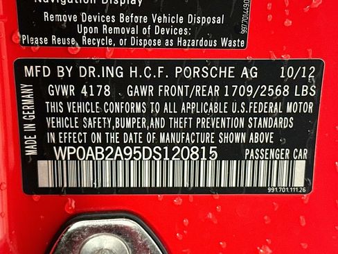 Used 2013 Porsche 911 Carrera 4S AWD/4WD image 33