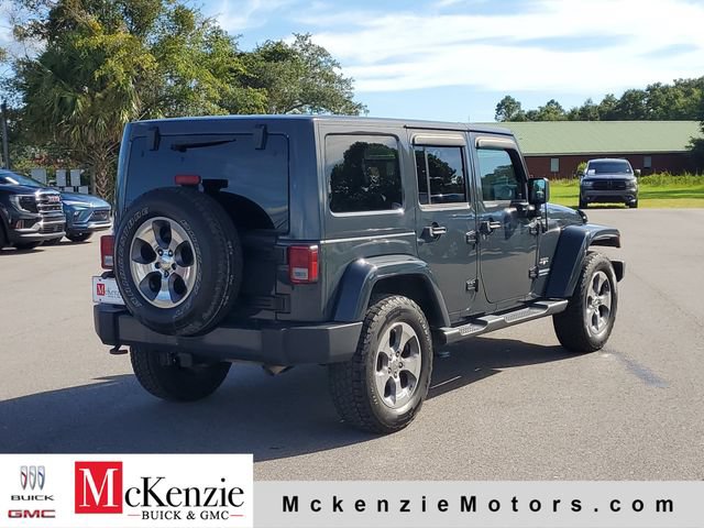 Used 2017 Jeep Wrangler Unlimited Sahara w/ Connectivity Group AWD/4WD image 4