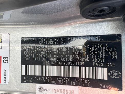 Used 2020 Toyota Camry XSE w/ Blackout Package FWD image 16