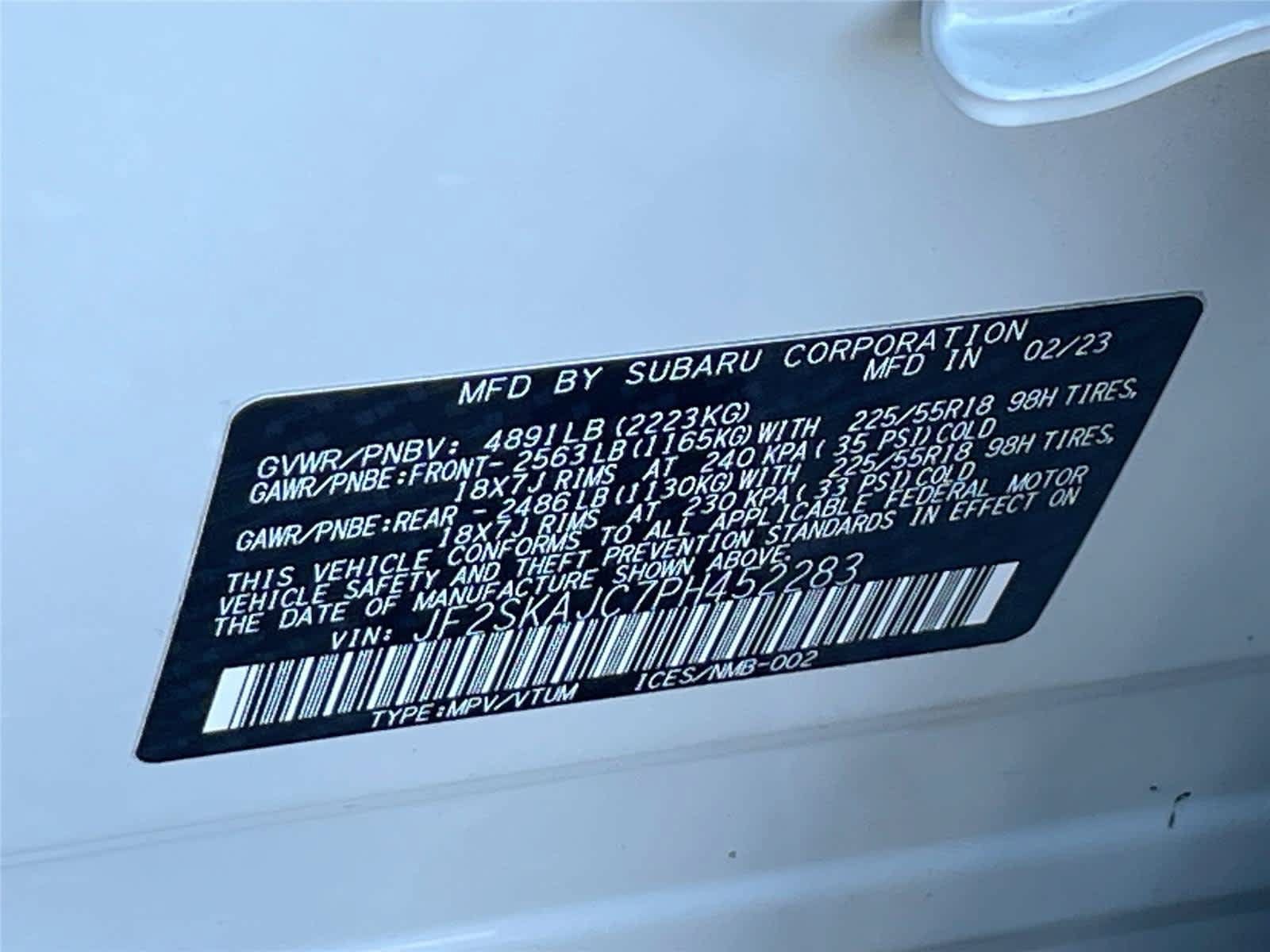 Certified 2023 Subaru Forester Sport AWD/4WD image 33