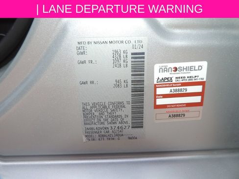 Certified 2024 Nissan Altima 2.5 SV FWD image 15