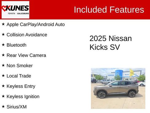Used 2025 Nissan Kicks SV AWD/4WD image 2