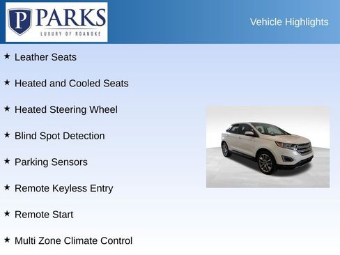Used 2016 Ford Edge Titanium w/ Equipment Group 301A AWD/4WD image 4