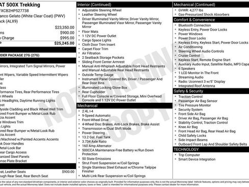 Used 2017 FIAT 500X Trekking image 15