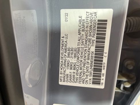 Used 2022 Honda Civic Sport image 34