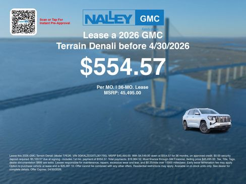 New 2026 GMC Terrain Denali AWD/4WD image 3