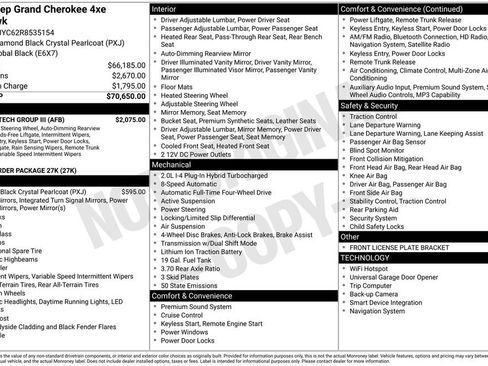 New 2024 Jeep Grand Cherokee Trailhawk w/ Luxury Tech Group III image 6