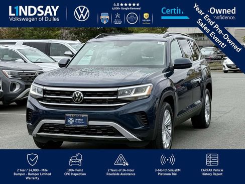 Certified 2022 Volkswagen Atlas SE image 4