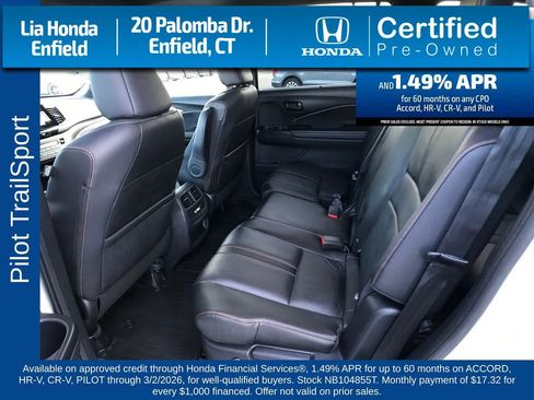 Certified 2022 Honda Pilot TrailSport image 6