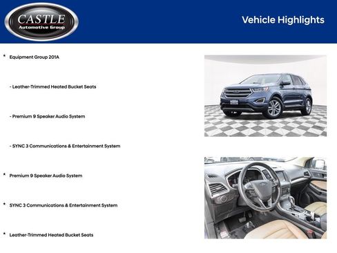 Used 2018 Ford Edge SEL w/ Equipment Group 201A AWD/4WD image 4