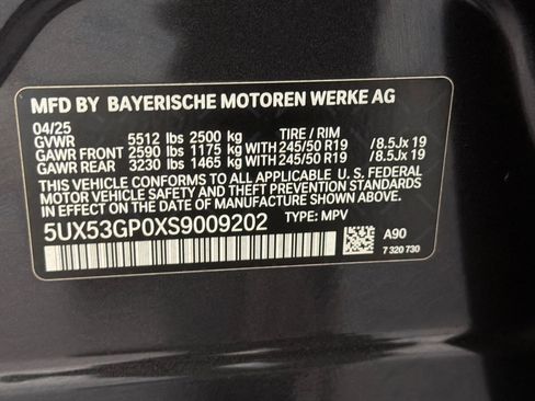 Used 2025 BMW X3 xDrive30i w/ Convenience Package image 20