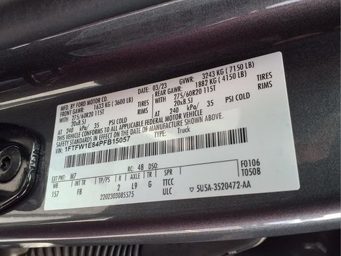 Used 2023 Ford F150 XLT w/ Equipment Group 302A High AWD/4WD image 23