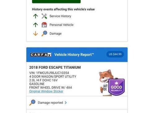 Used 2018 Ford Escape Titanium AWD/4WD image 3