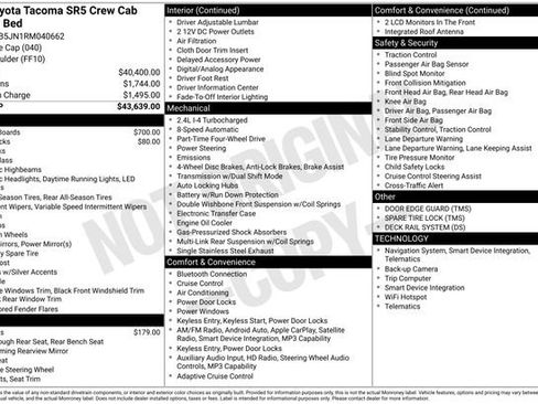 Certified 2024 Toyota Tacoma SR5 AWD/4WD image 7