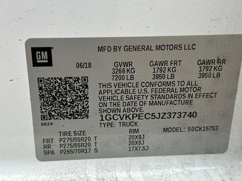 Used 2018 Chevrolet Silverado 1500 Custom w/ Custom Convenience Package image 51