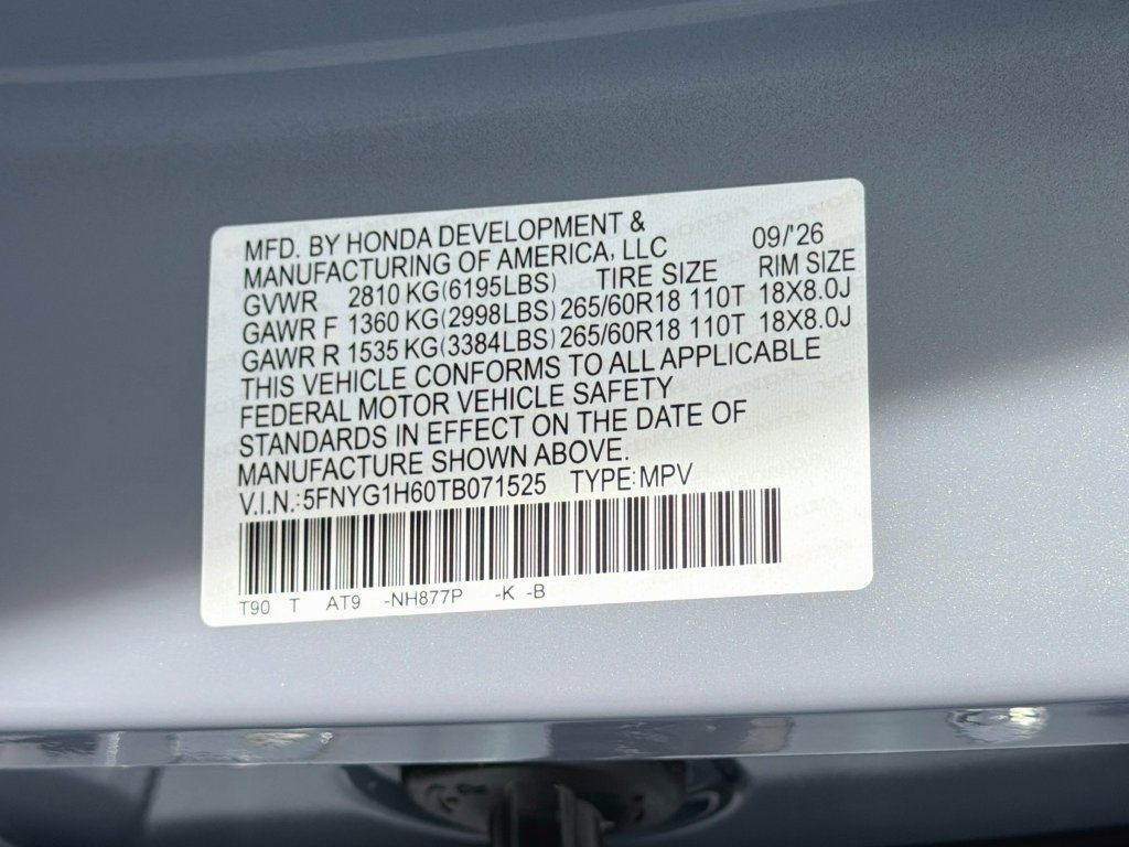 New 2026 Honda Pilot TrailSport image 21