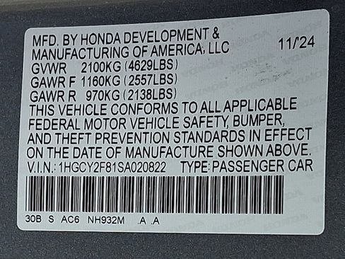 Used 2025 Honda Accord Touring image 30