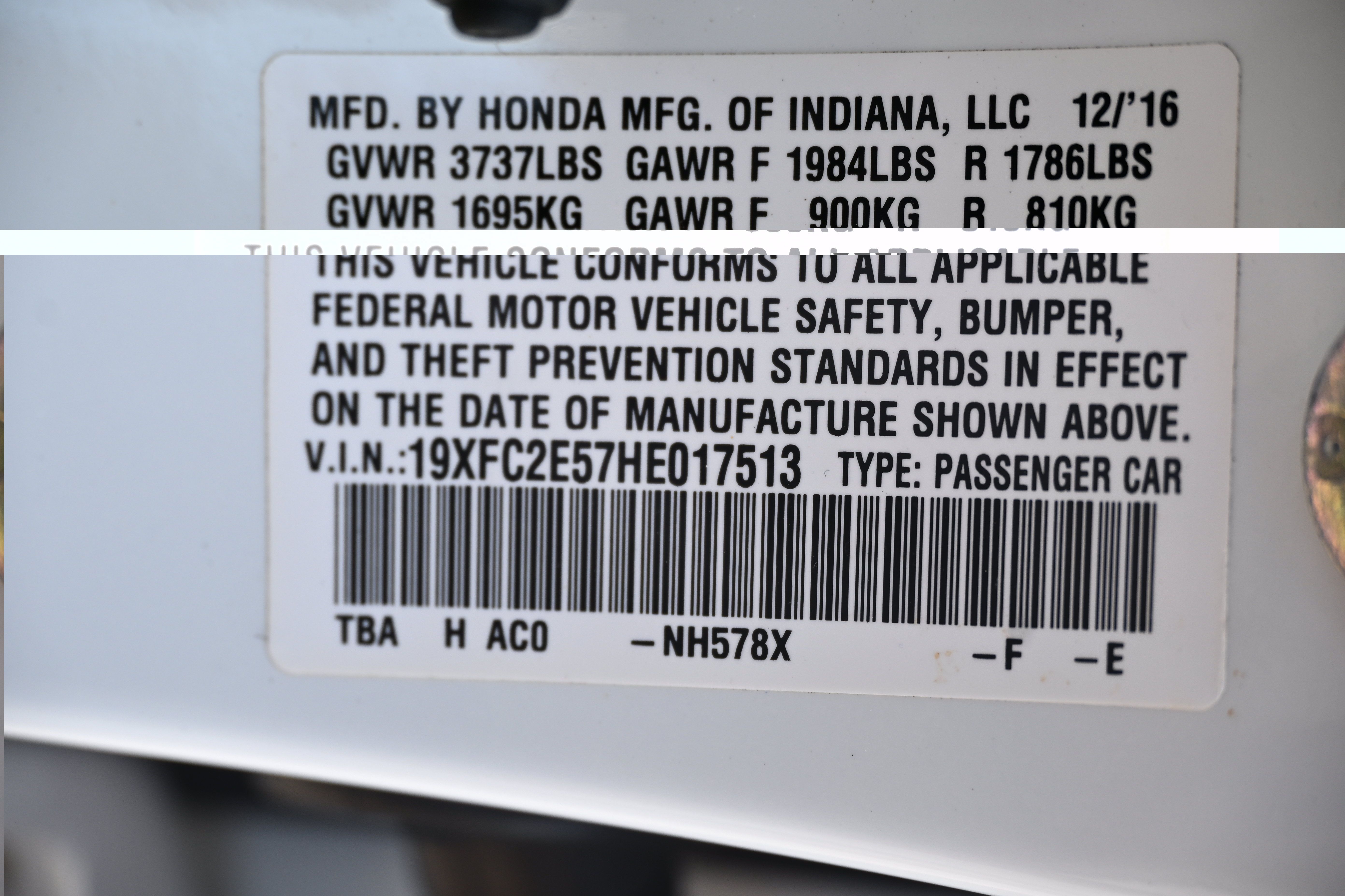 Used 2017 Honda Civic LX image 17
