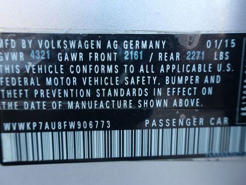 Used 2015 Volkswagen e-Golf Limited Edition FWD image 44