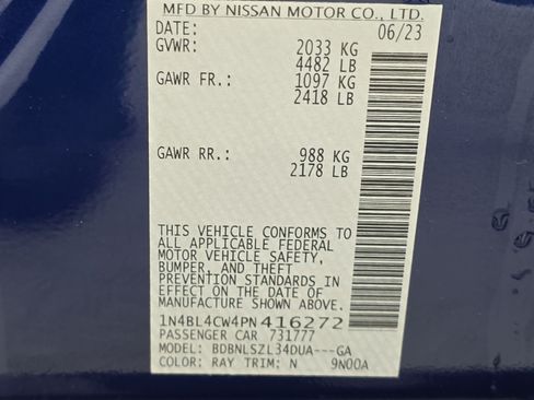 Certified 2023 Nissan Altima 2.5 SR AWD/4WD image 33