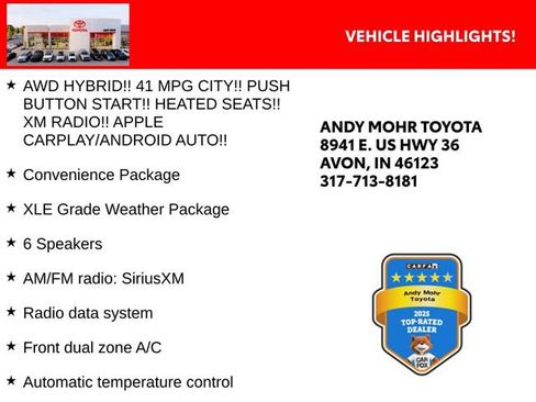 Used 2021 Toyota RAV4 XLE w/ Convenience Package AWD/4WD image 2