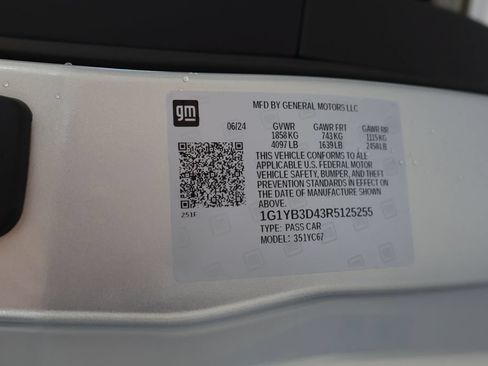 Used 2024 Chevrolet Corvette Stingray Preferred Conv w/ Battery Protection Package RWD image 53
