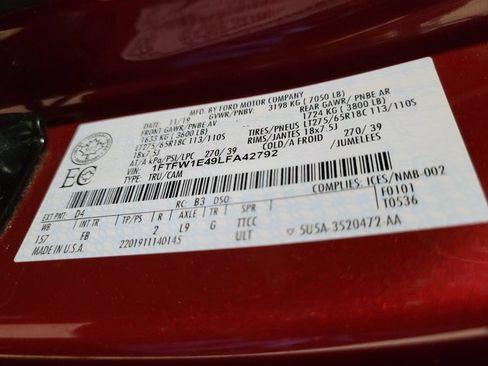 Used 2020 Ford F150 XLT w/ Equipment Group 302A Luxury image 50