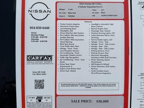 Used 2024 Honda HR-V EX-L image 27