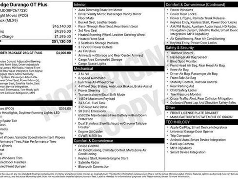 Certified 2023 Dodge Durango GT AWD/4WD image 4