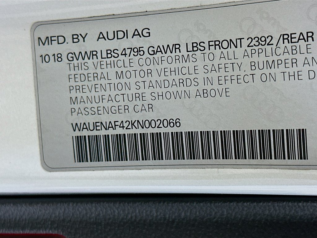 Used 2019 Audi A4 2.0T Premium Plus w/ Premium Plus Package AWD/4WD image 40