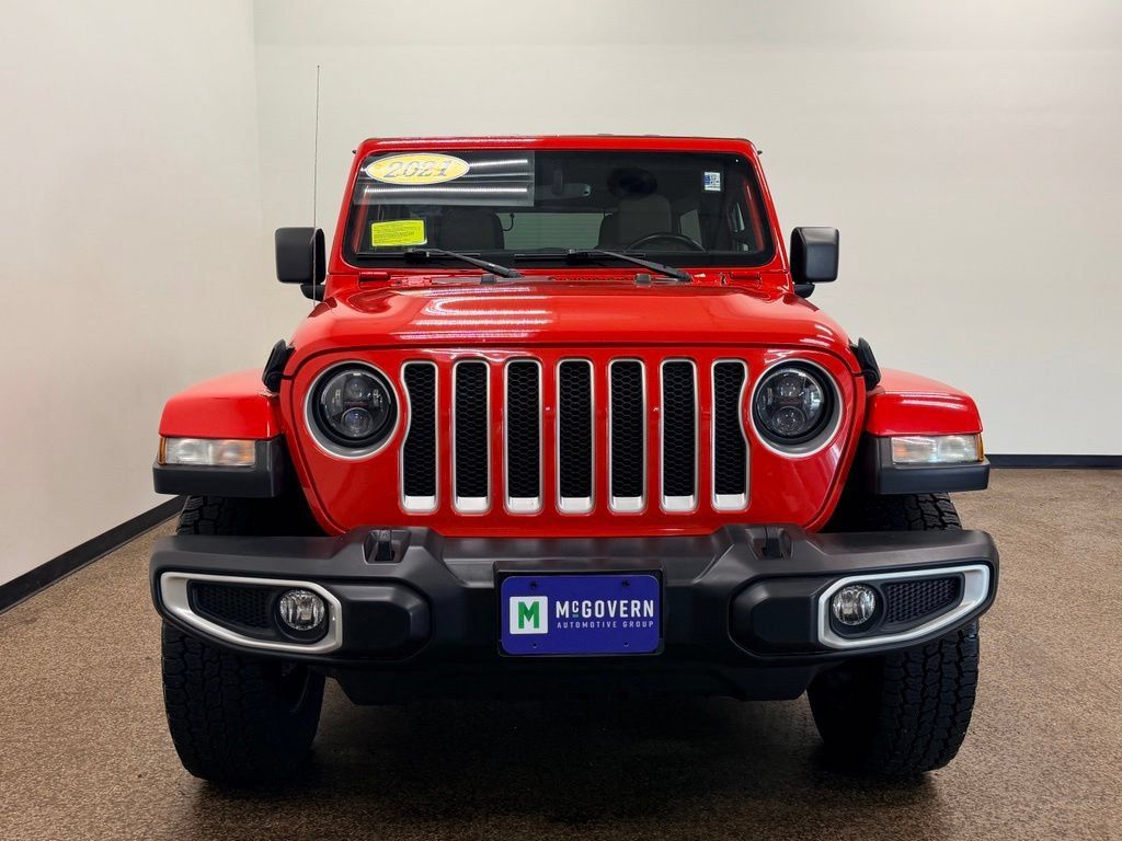 Used 2021 Jeep Wrangler Unlimited Sahara w/ Uconnect 4C Nav & Sound Group AWD/4WD image 10