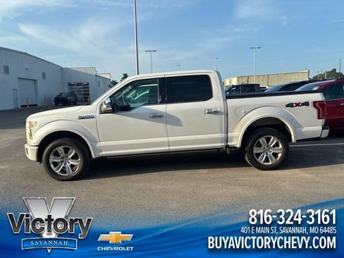 Used 2015 Ford F150 Platinum w/ Trailer Tow Package AWD/4WD image 1