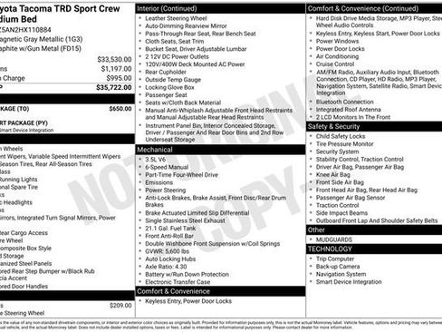 Used 2017 Toyota Tacoma TRD Sport w/ Tow Package image 31