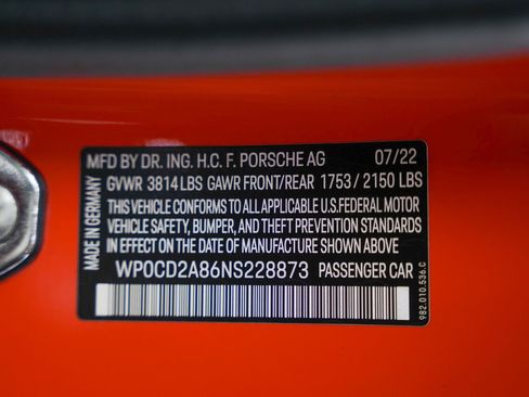 Used 2022 Porsche 718 Boxster GTS RWD image 48