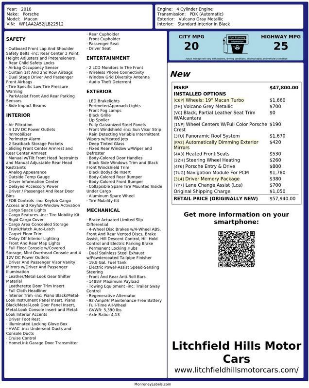 Used 2018 Porsche Macan AWD/4WD image 2