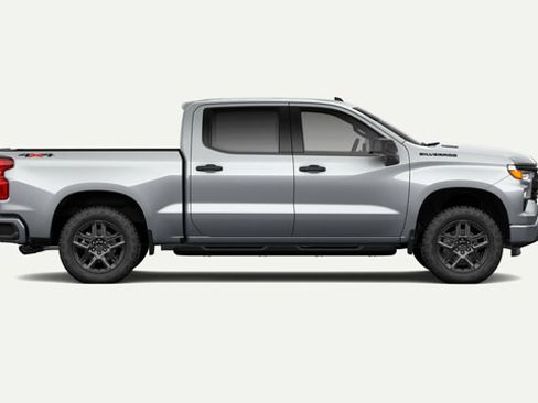 New 2026 Chevrolet Silverado 1500 Custom w/ Turbomax Blackout Package AWD/4WD image 5