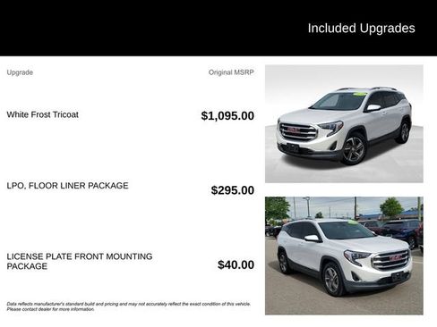 Used 2021 GMC Terrain SLT w/ LPO, Floor Liner Package FWD image 8