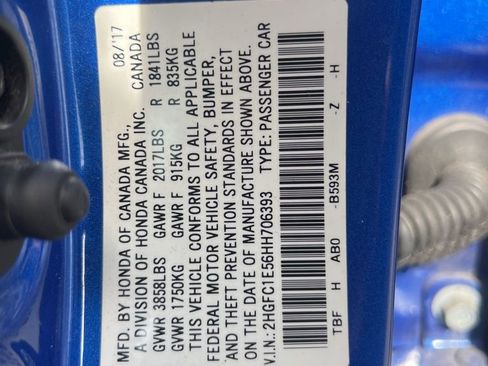 Used 2017 Honda Civic Si image 14