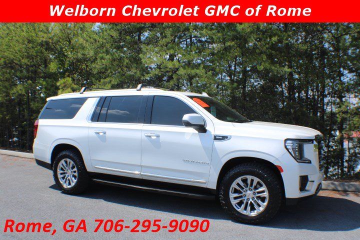 Certified 2021 GMC Yukon XL SLT w/ SLT Premium Package AWD/4WD image 1