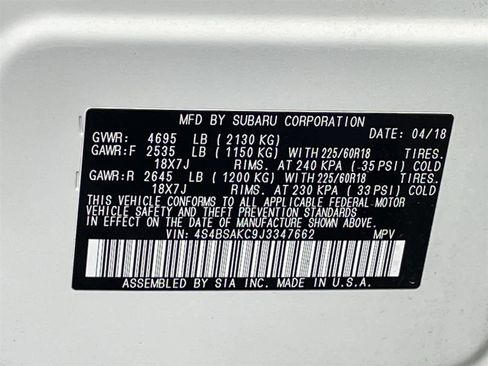 Used 2018 Subaru Outback 2.5i Limited image 34