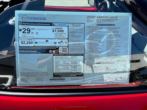 New 2025 MAZDA MX-5 Miata Grand Touring w/ Weather Package image 29