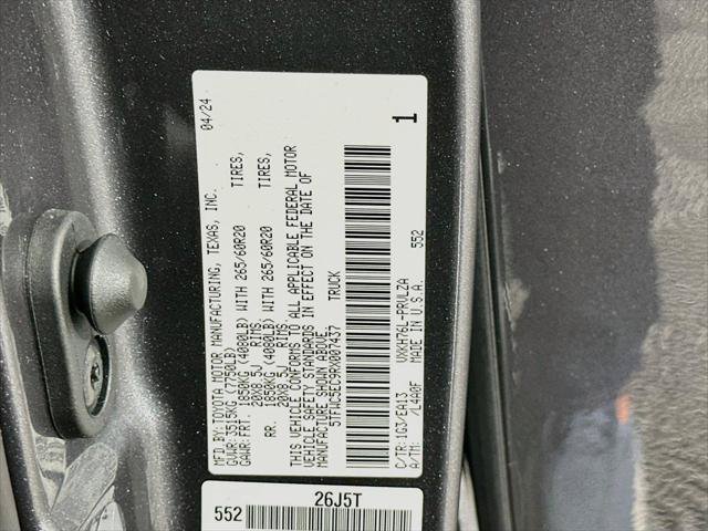 Certified 2024 Toyota Tundra Limited w/ TRD Off-Road Package AWD/4WD image 23