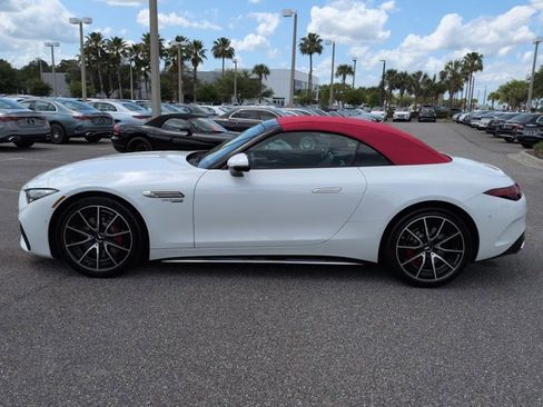Certified 2023 Mercedes-Benz SL 55 AMG 4MATIC w/ Driver Assistance Package image 7