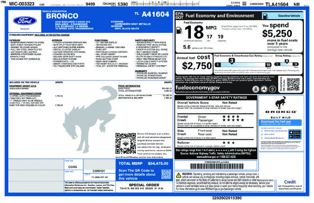 Used 2026 Ford Bronco Badlands AWD/4WD image 22