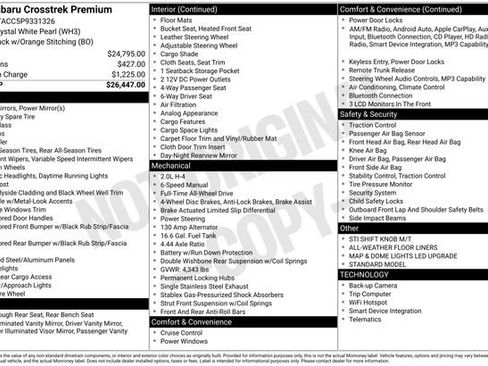 Certified 2023 Subaru Crosstrek 2.0i Premium image 3